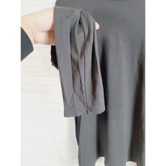 EILEEN FISHER BLACK TURTLENECK, SZ LARGE - Picture 4 of 15